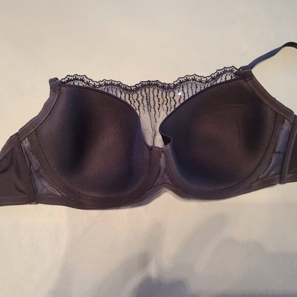 Soma bra bralette half cami shadow grey 36C lace, beautiful - Picture 3 of 6